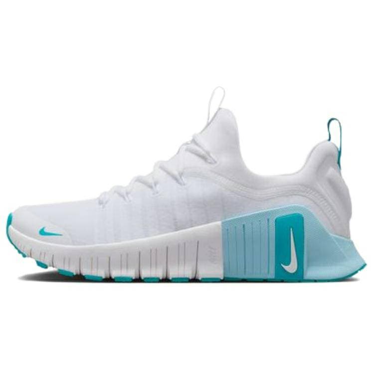 Nike Free Metcon 6 White Dusty Cactus Women Sneakers Glacier-Blue FJ7126-107 38.5