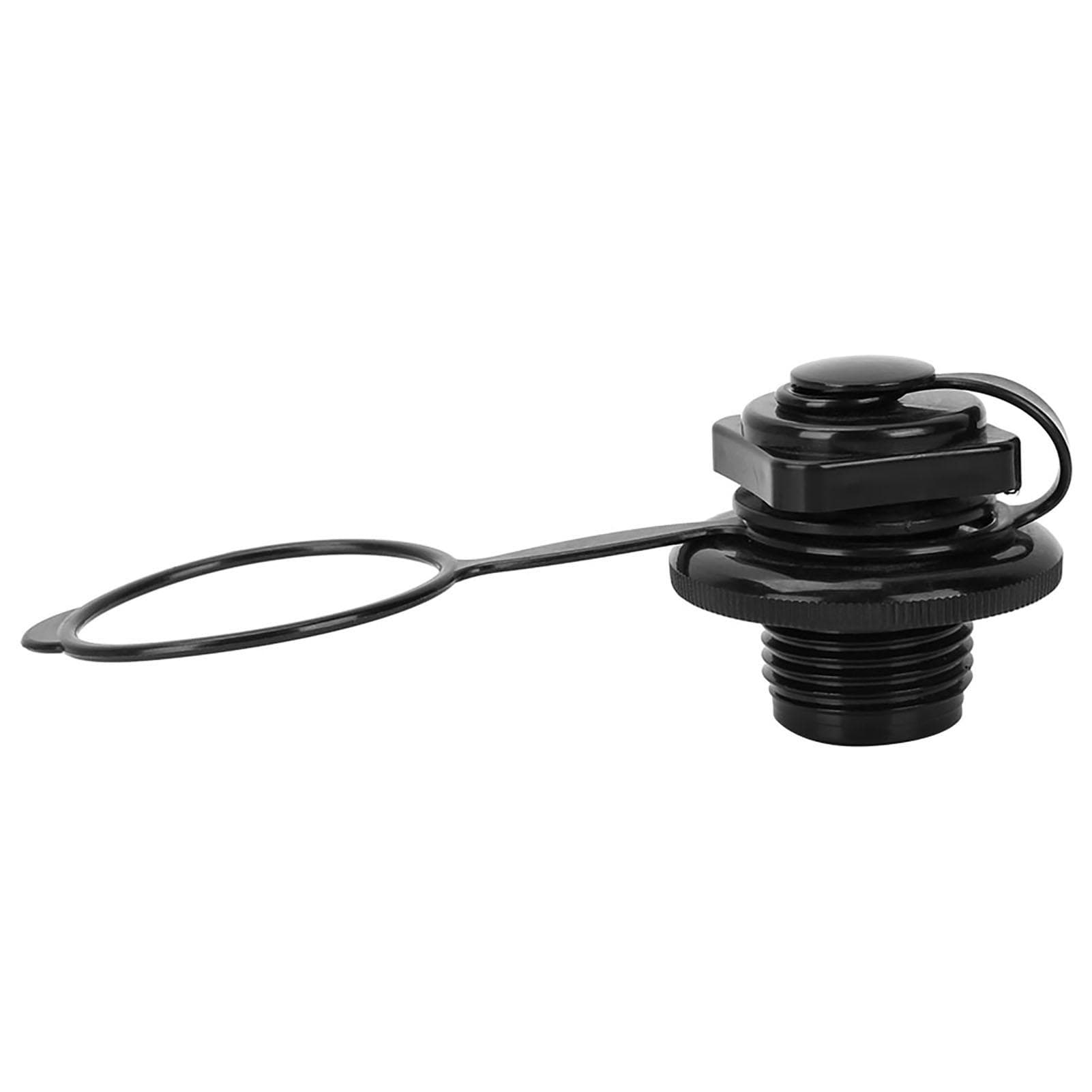 23.9mm Black Plastic Inflatable Fishing Boat Replacement Air Valve