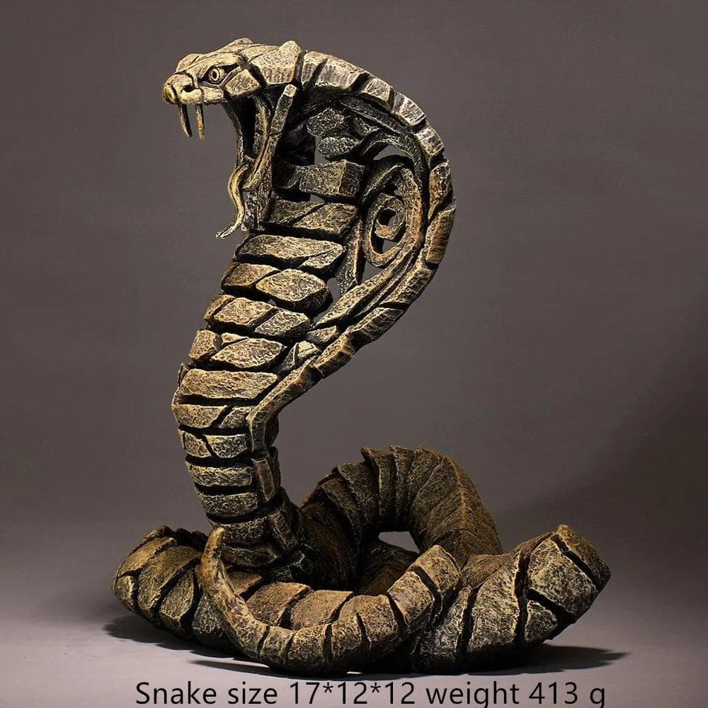 New Trends Contemporary Nordic Style Animal Sculpture Home Decoration Lion Tiger Bust of Edge Scenes Room Decor&Wall Snake