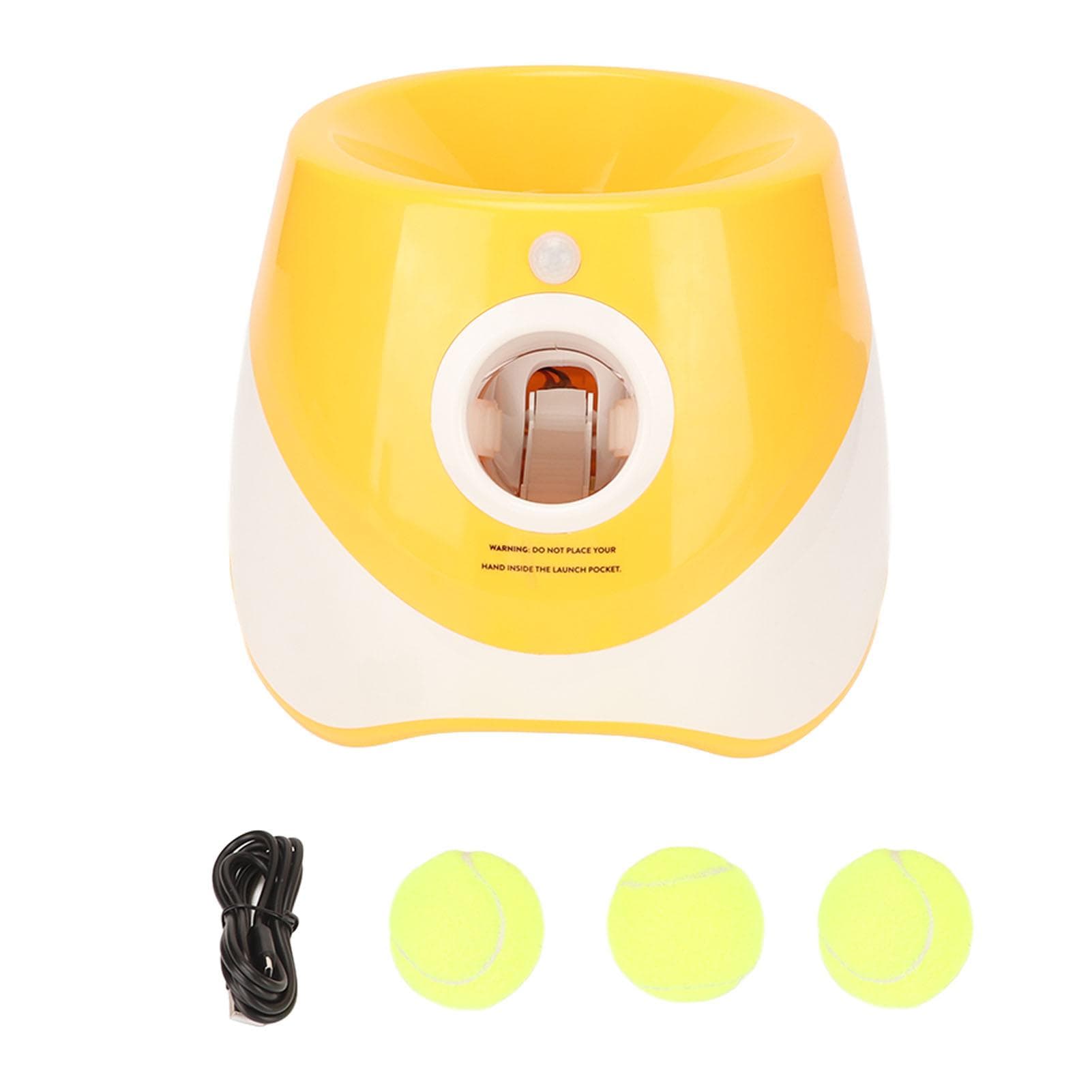 Dog Automatic Ball Launcher Interactive Pet Ball Thrower Throwing Game for Outdoor Indoor