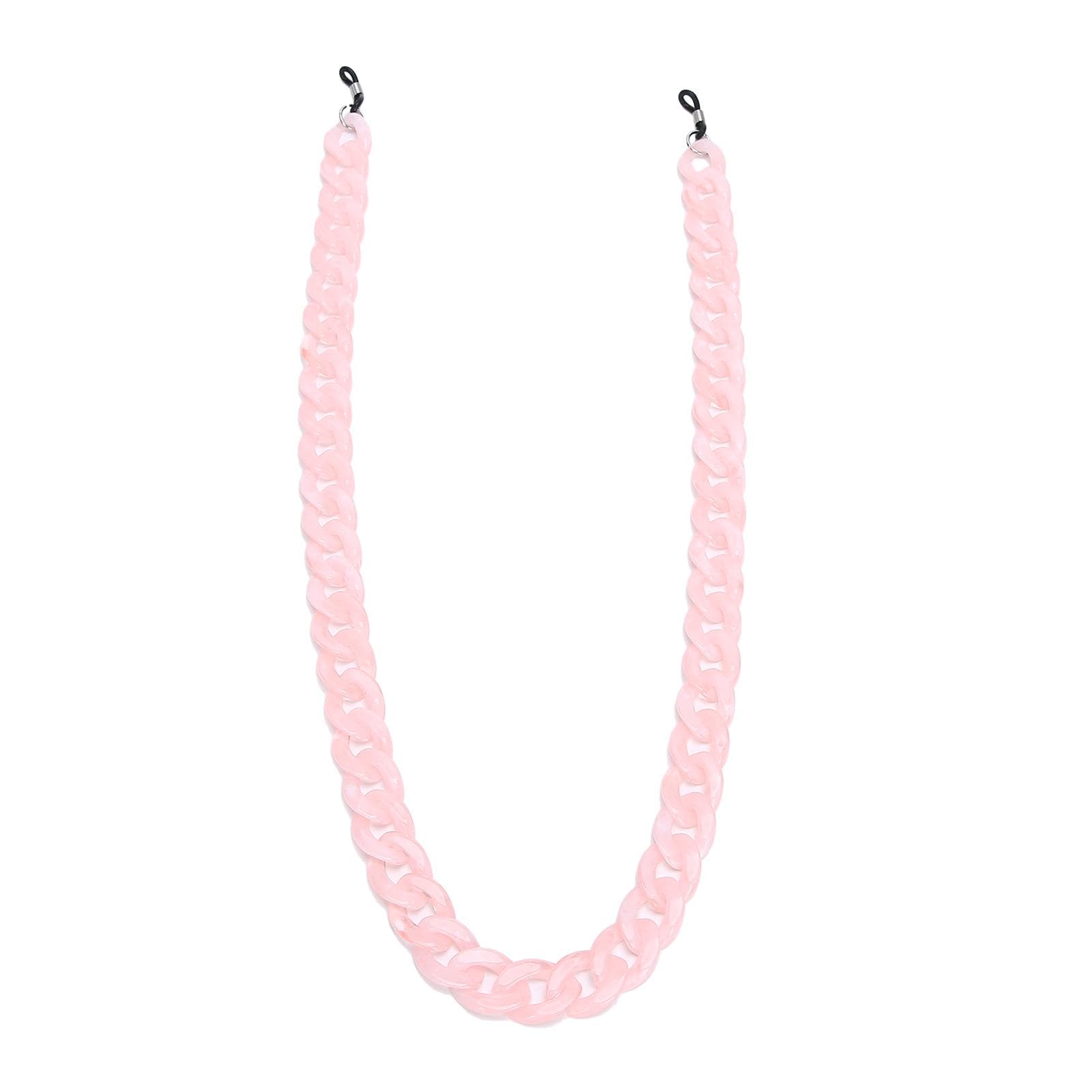 Simple Style Eyeglasses Chain AntiSlip Sunglass Reading Glasses Holder Chain Lanyard Accessory(Pink