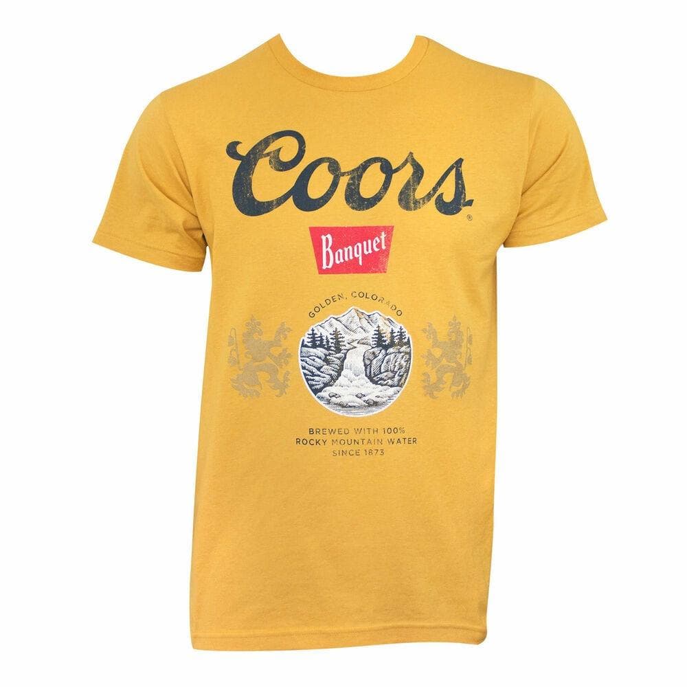 Coors Banquet Golden Yellow Unisex T-shirts XXL