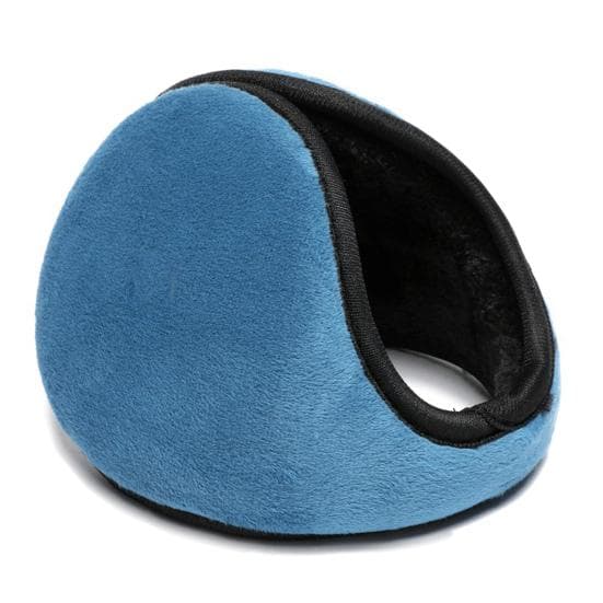 Unisex Windproof Riding Earmuffs Men Women Ear Warm Protector Thicken Plush Lining Ear Warmers Outdoor Cycling Warm Soft Ear Muffs navy blue