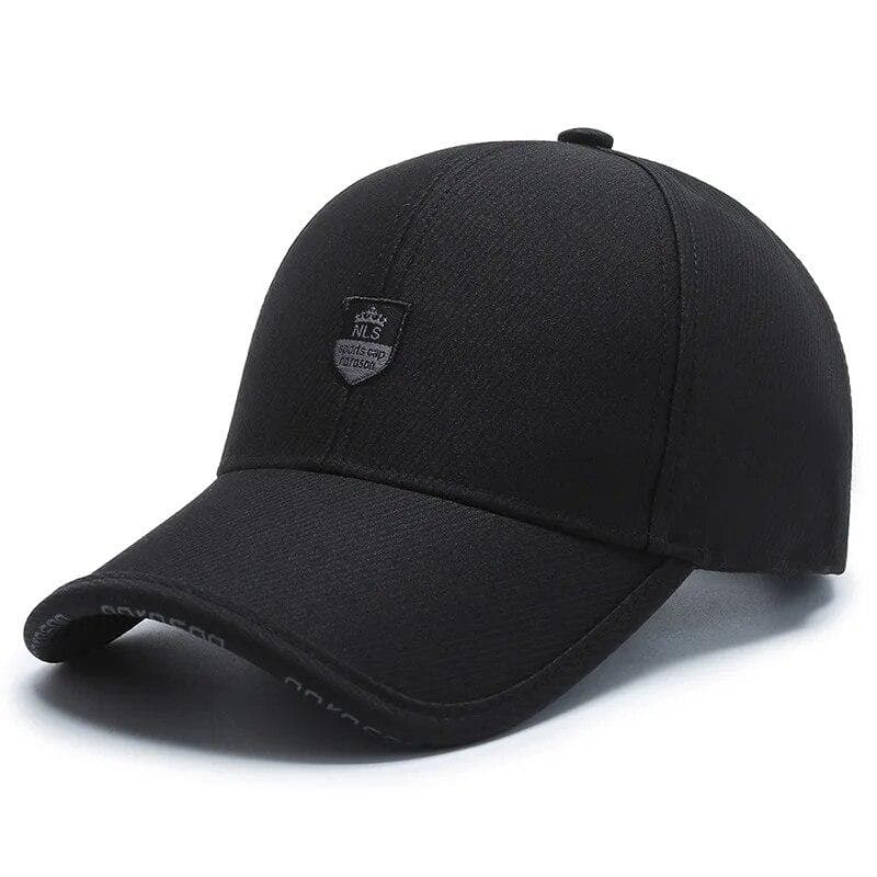 Middle-Aged And Elderly Hats, Men's Baseball, Spring And Autumn New Fashion, Dads, Foreign Styles, Versatile Sunshade Caps Adjustable black