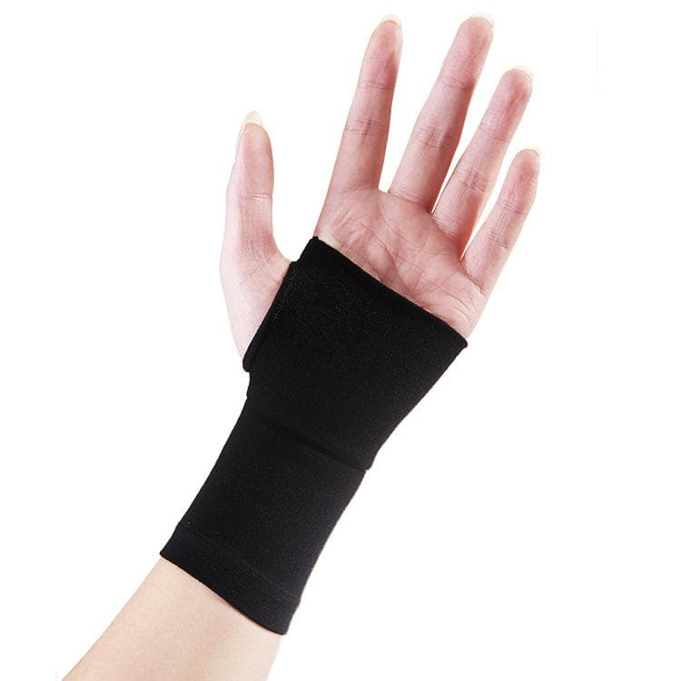 1Pcs Gloves Wrist Brace Wrist & Thumb Support Sleeve For Unisex L black