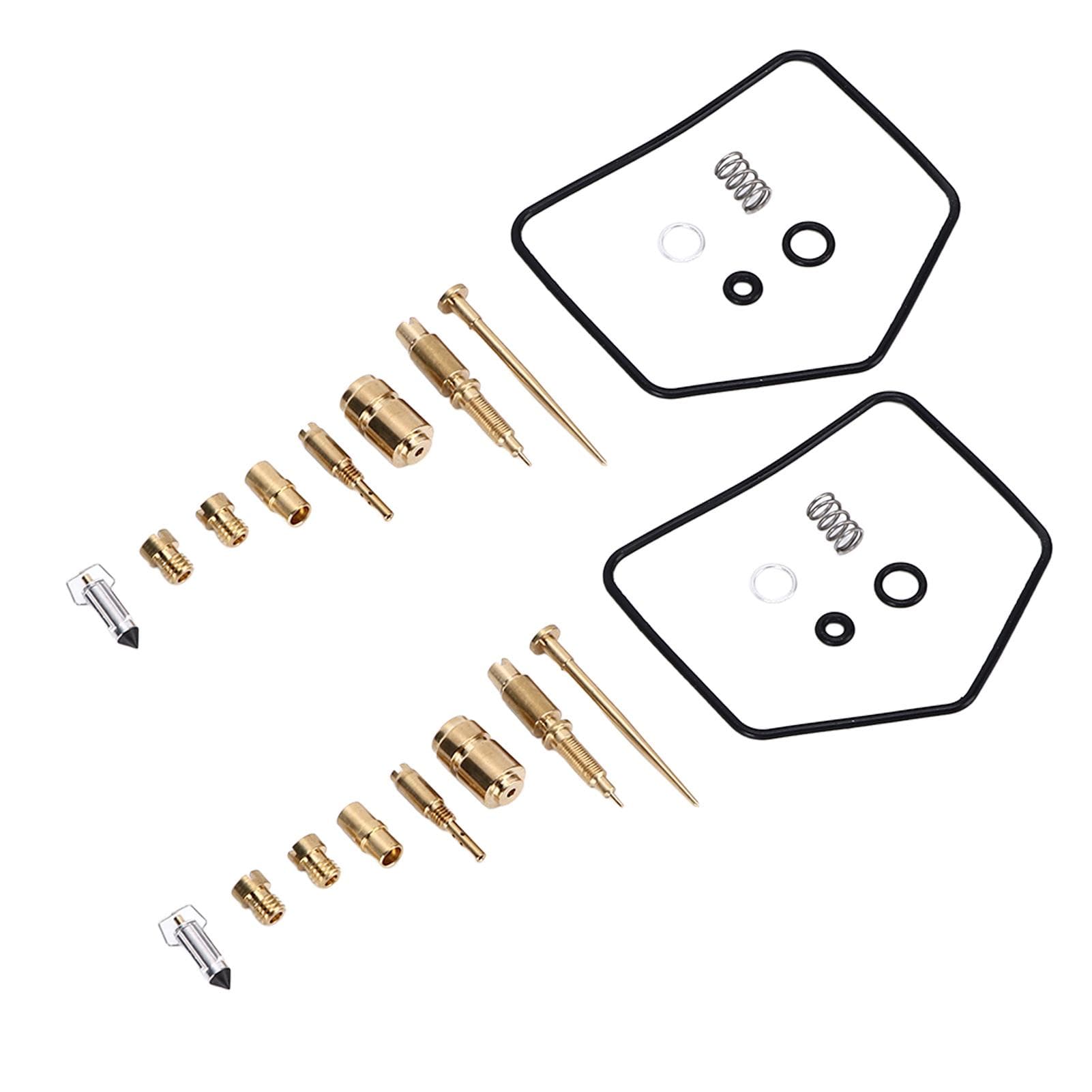 2 Sets Carburetor Rebuild Kit Motorcycle Accessories Replacement for CB360 CJ360T CL360