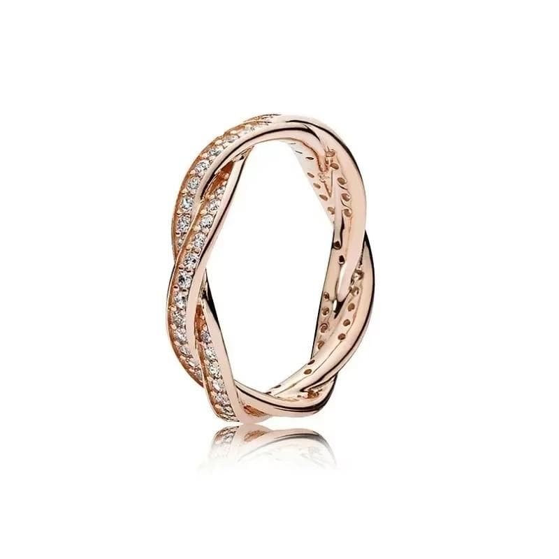 925 Sterling Silver Classic Dazzling Crown Round Hearts Ring Exquisite Women's Light Luxury Charm Ring Jewelry Gift 9&cubic zirconia fluorescent green
