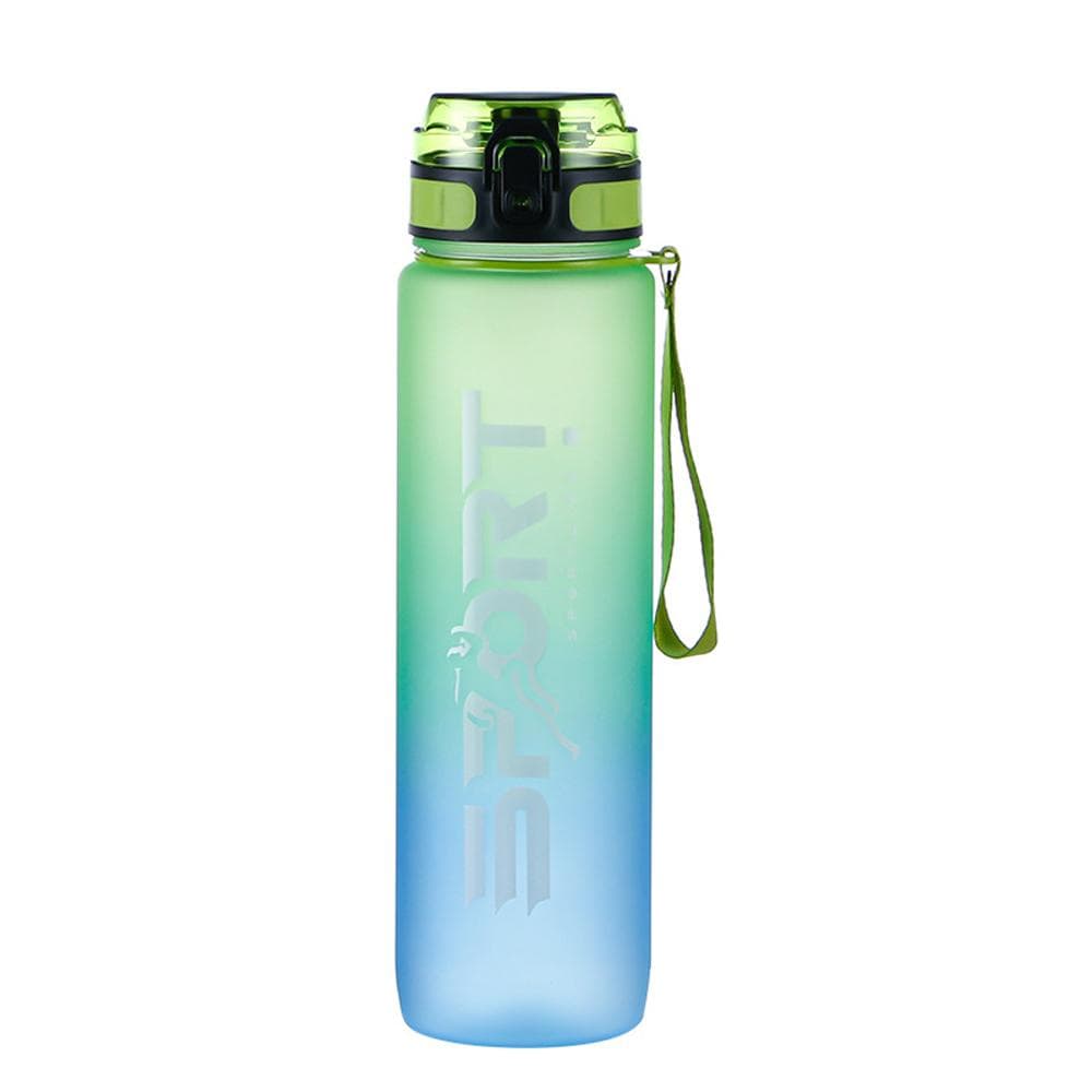 Sports Water Bottle with Straw Camping Hiking Exercise Water Bottle Outdoor Plastics Bottle L 800ml