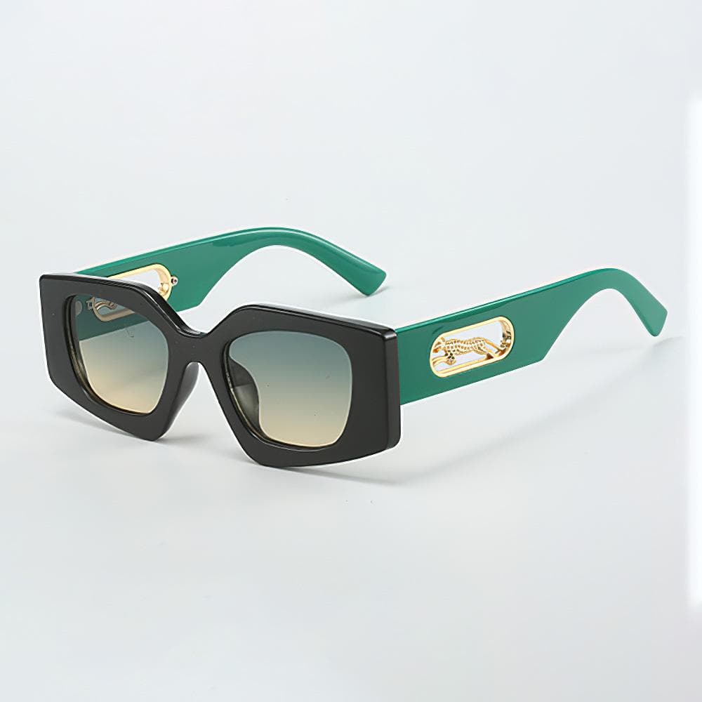 Women Retro Oval Sunglasses Black Small Frame Fashion Trendy UV400 Ladies Star Shades