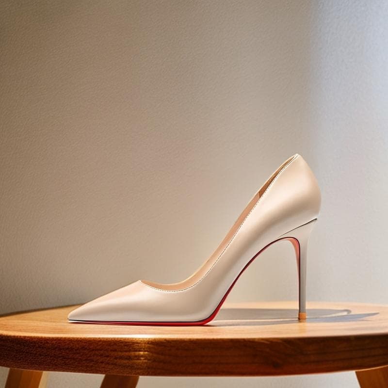 Light nude black matte leather with pointed 12cm ultra-fine heel high heels, fashionable and versatile professional shoes 41