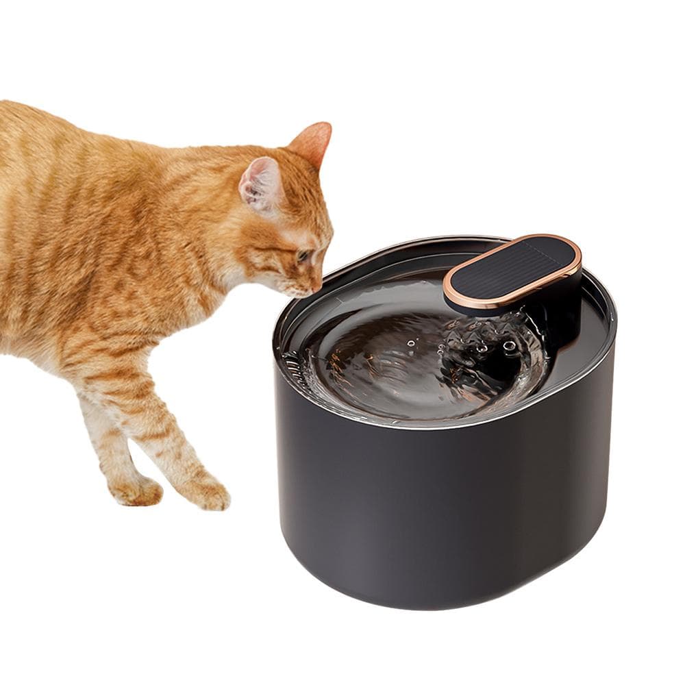 Intelligent Electric Automatic Pet Water Fountain Low Noise Water Dispenser with 3L/ 101OZ L Water fountain dark blue