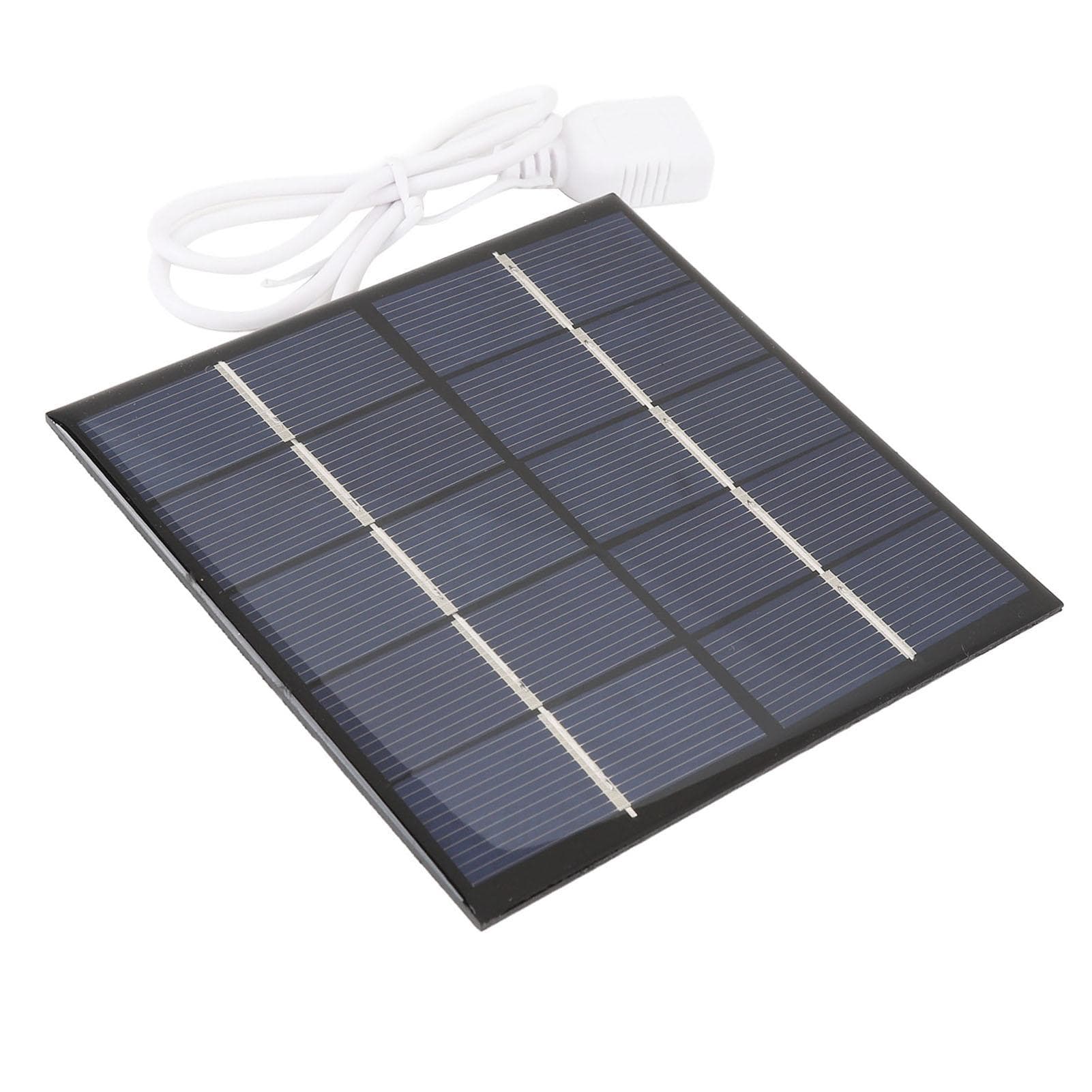 1.2W 5V Portable Solar Panel Charger for Phone Power Bank 3.7V Battery Polycrystalline Silicon