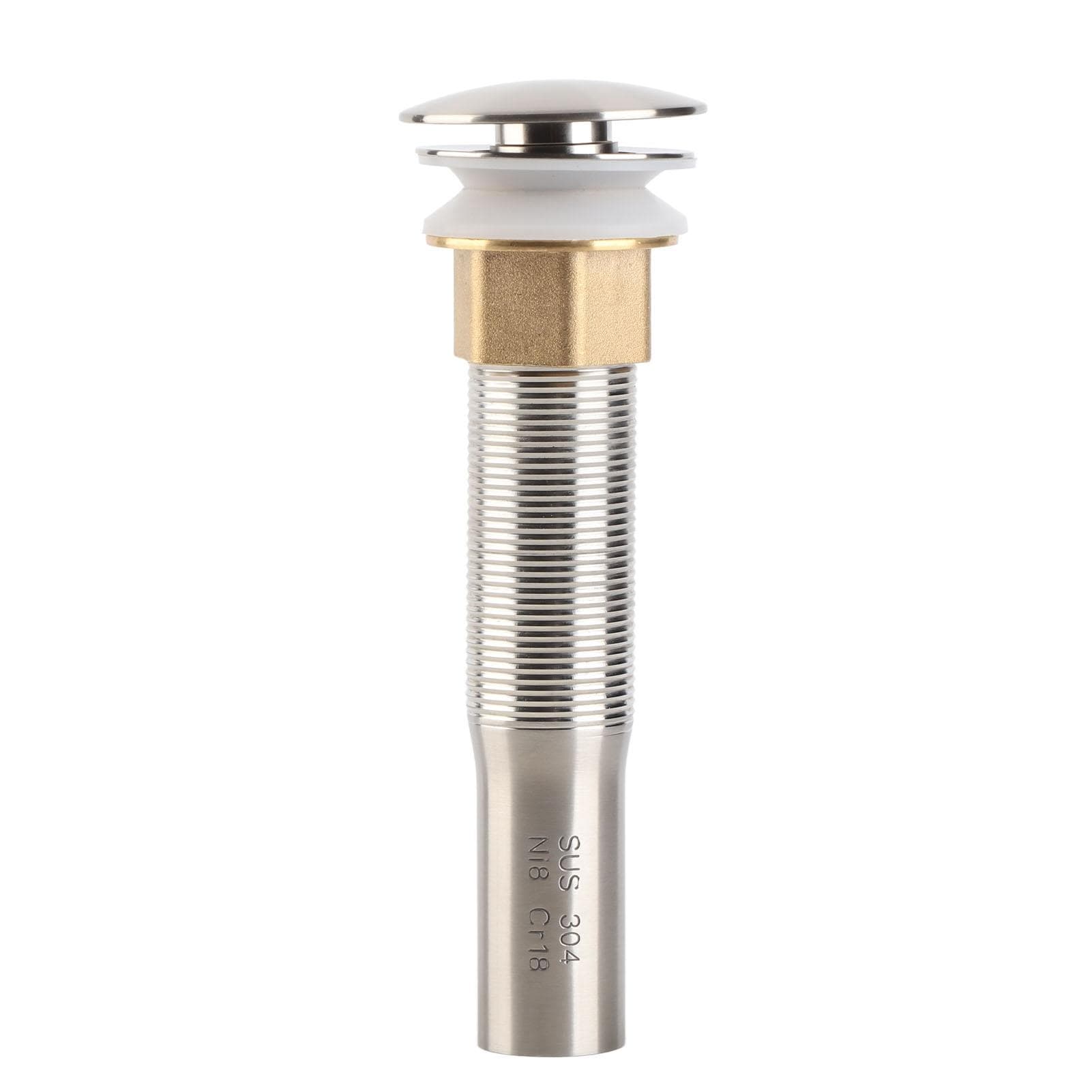 Popup Bounce Bathroom Sink Drain Stainless Steel Drain Stopper Filter for Home Bathroom