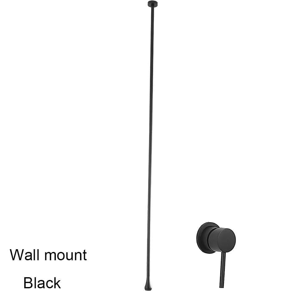 BAKALA Water Drop Hang Ceiling Faucet Bathroom Basin Bathtub Tap Solid Brass Hot Cold Water Sink Mixer Tub Hardware