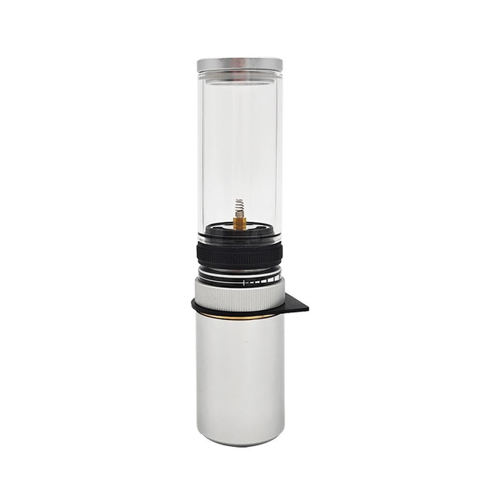 Portable Gas Camping Lantern Outdoor Candle Lamp with Storage Bag for Camping Hiking Travel white