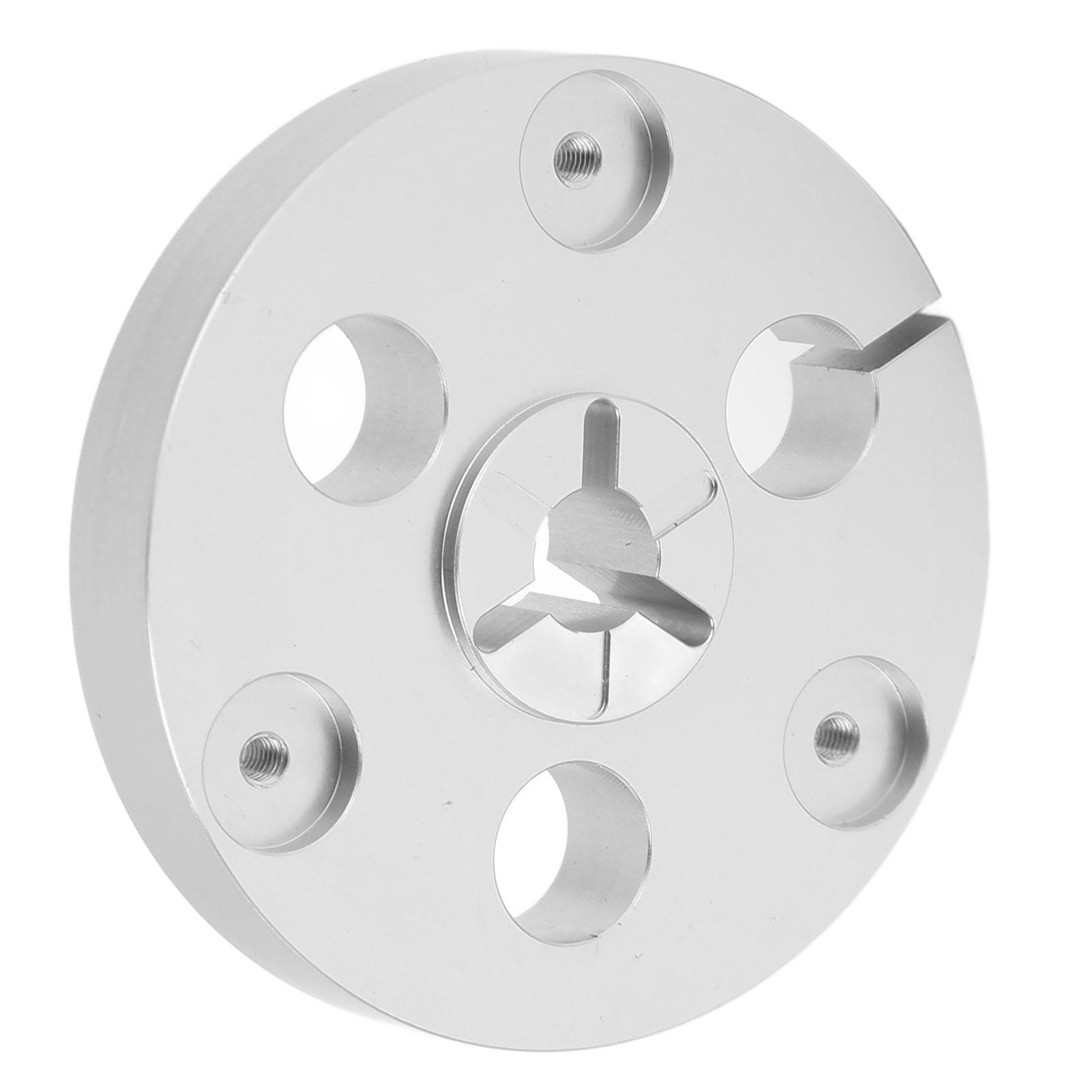 14 7 Inch Reel to Reel Tape Controller Aluminum Alloy Nab Hub with Mounting Screws Silver