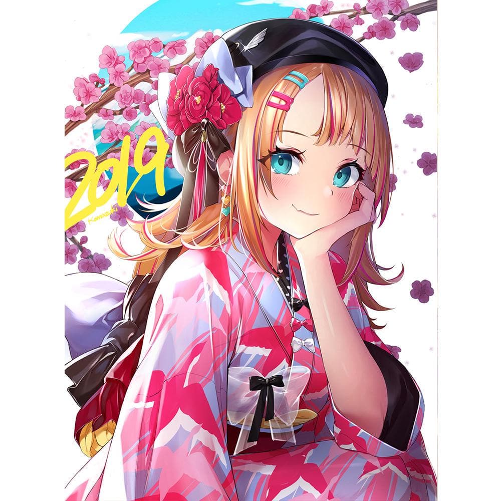 Diamond Painting Cartoon Girls Diamond Mosaic Embroidery Full Drill Diy Cross Stitch Children Home Decoration 20X30CM light blue