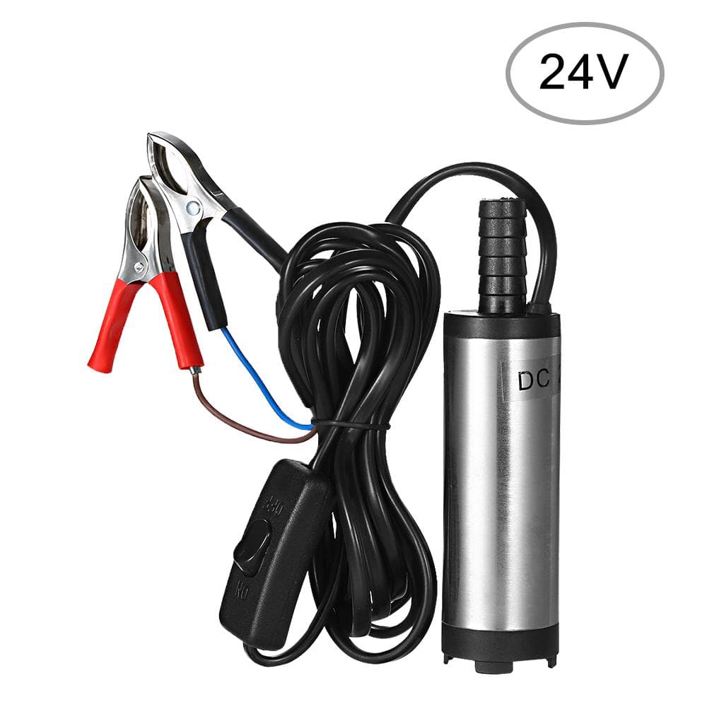 DC 12V/24V Submersible Pump for Pumping Diesel Oil Water 38mm Water Oil Diesel Fuel Transfer Pump 24V