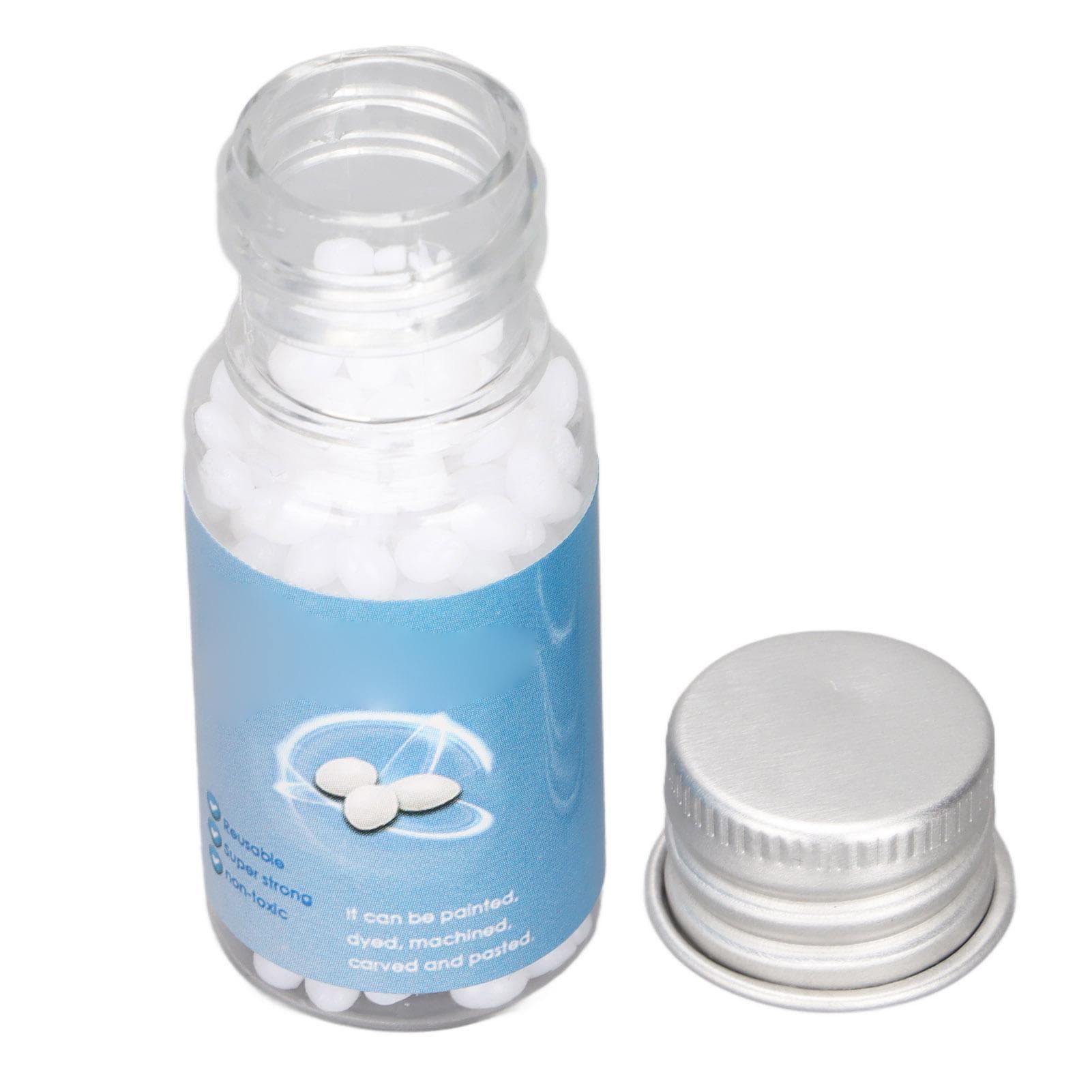 Tooth Repair Beads Temporary Dental Filling Fixing Care Kit for Broken Missing Teeth Small Bottle