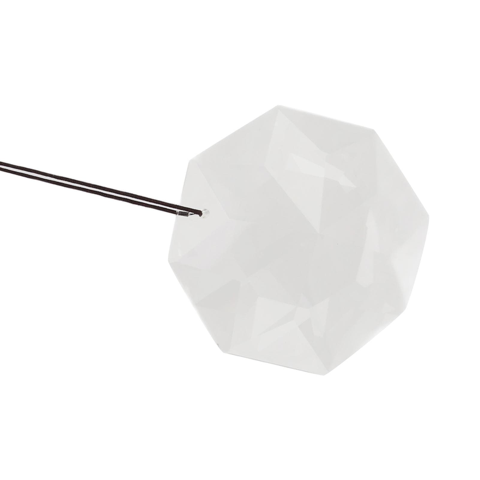Hanging Crystal Suncatcher Multipurpose Exquisite Prisms Crystal Pendants for Window Christmas transparent