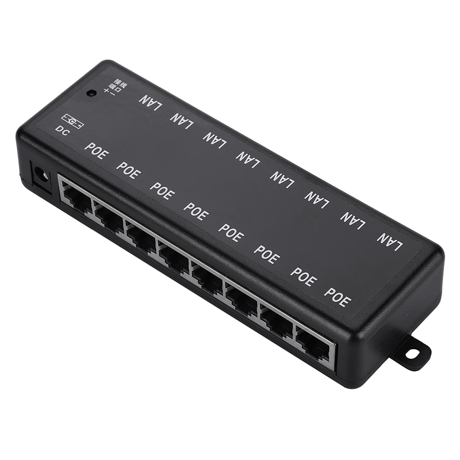 DC12V?48V 8 Interfaces Passive PoE Adapter Power Over Ethernet POE Power Supply Module Injector