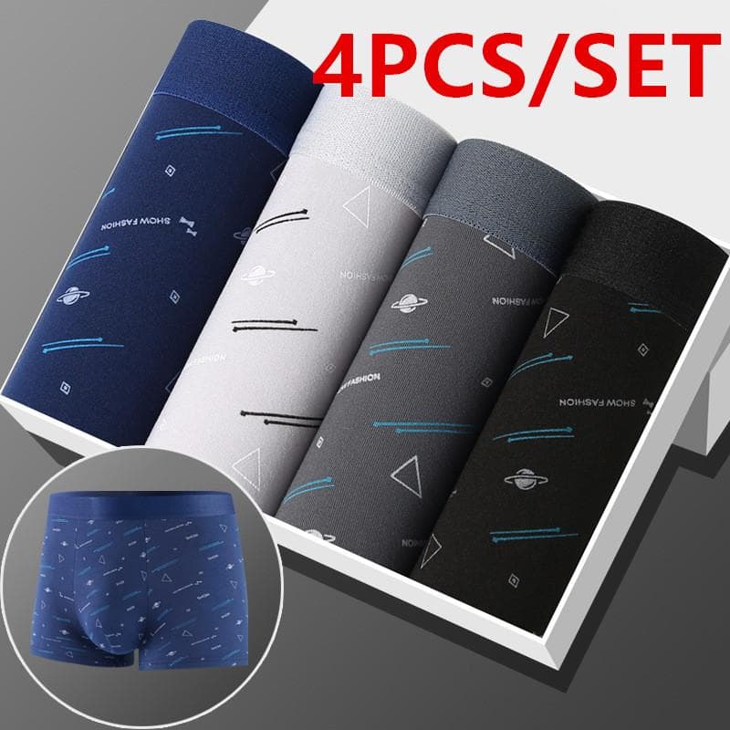 4/8pcs Set Men's Underwear Boxers Cotton Male Panties Boxers Breathable Man Boxer Solid Underpants Comfortable Shorts Calzoncillo Hombre XXXL