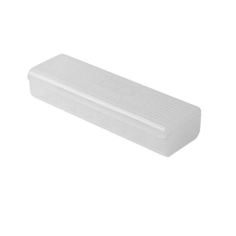 Cable Storage Box Large Capacity Transparent Multi-compartments Desktop Charging Cable Case Key Jewelry Box Home Supplies white