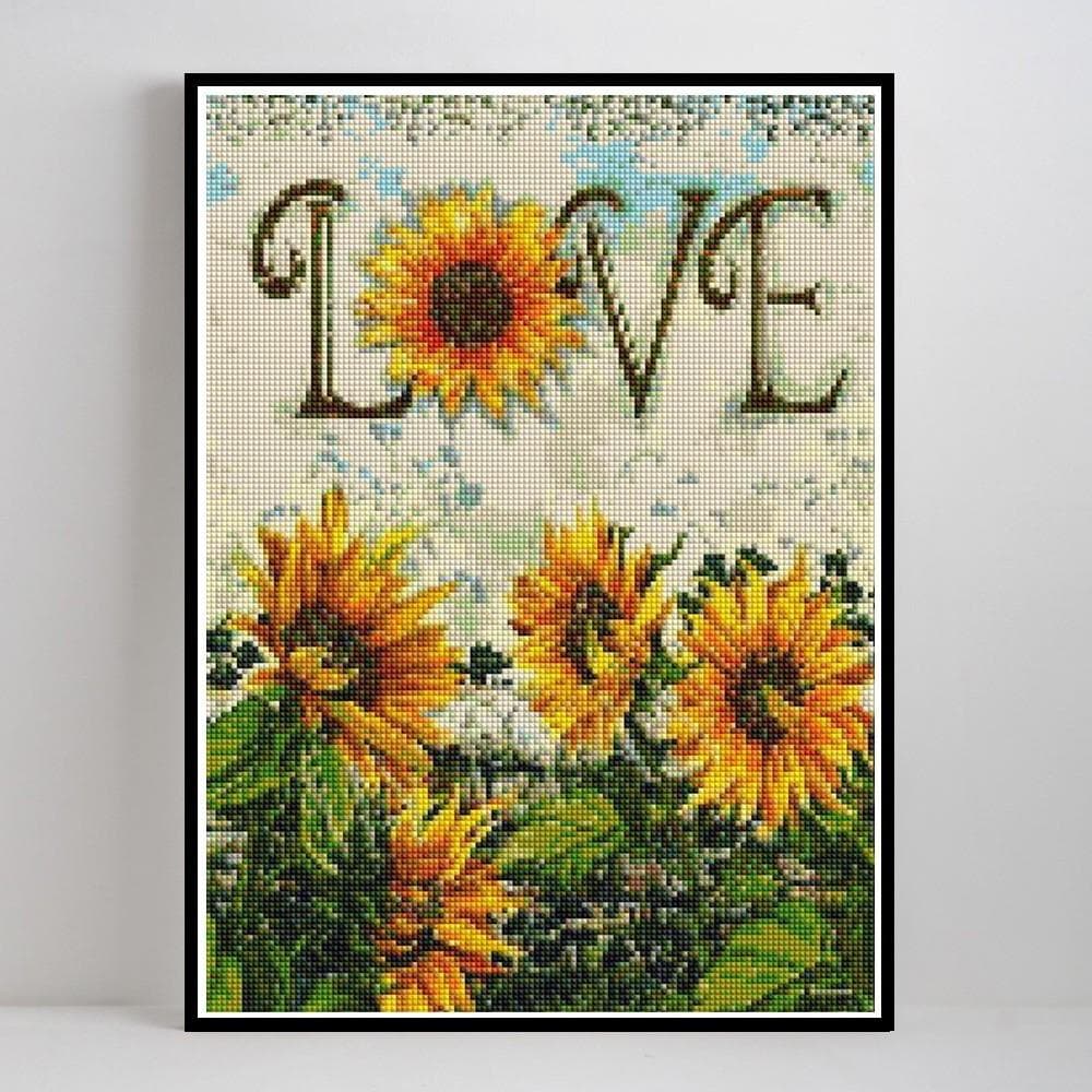 5d Diy Diamond Embroidery Flowers Pictures Diamond Painting Flower Diamond 20X30CM