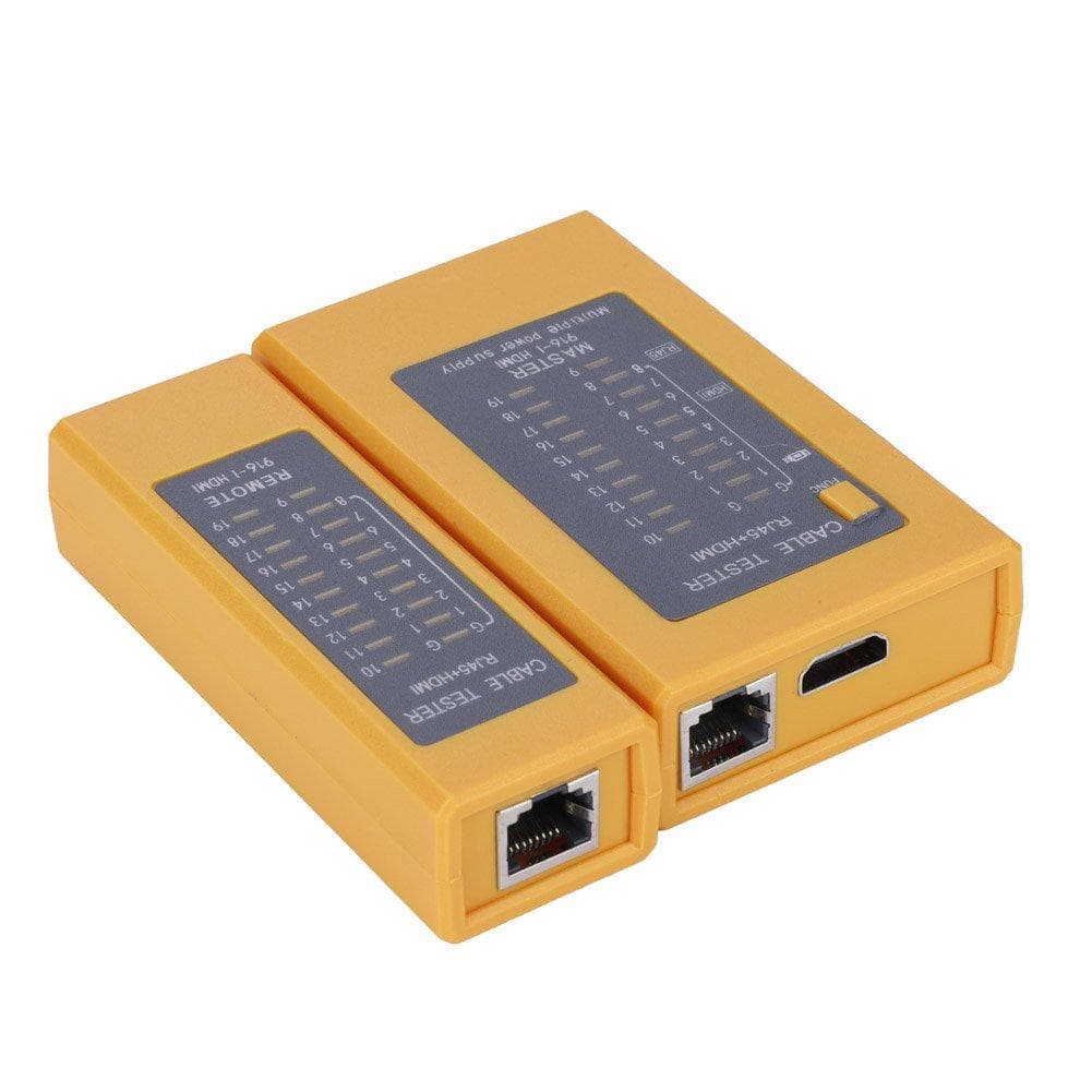 Alomejor1 Tester, HDMI Resolution Digital Cable Tester, Network Cable Tester, Portable HDMI, HDMI Resolution Digital, RJ45