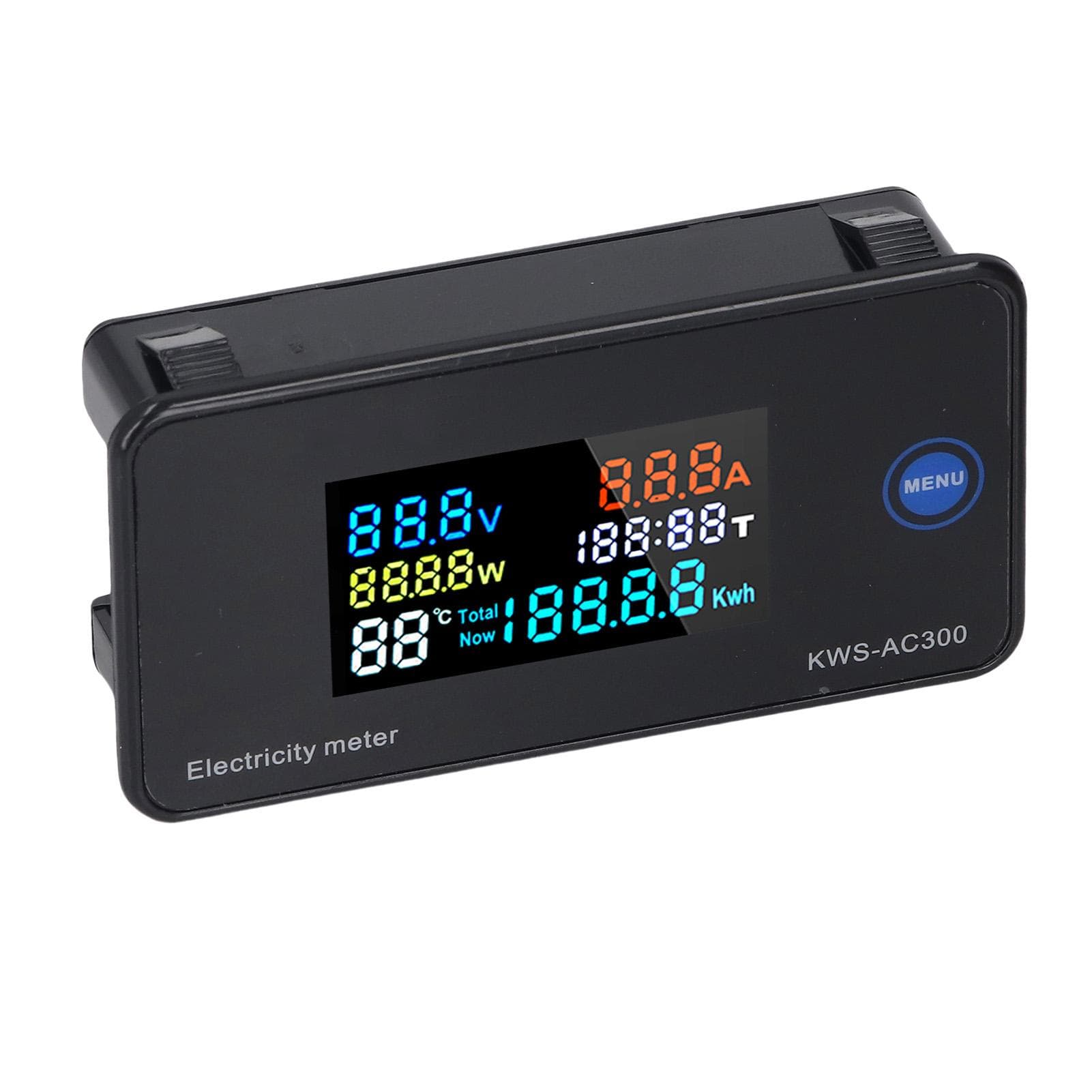 AC Multimeter with Open Transformer AC50300V 0100A 030KW 0.0119999Kwh Voltage Current Power