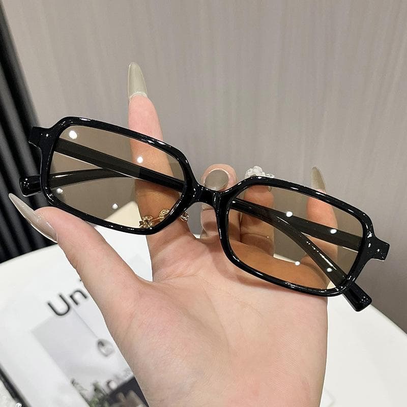 New Fashionable Small Square Frame Sunglasses Outdoor Sports Fishing Classic Street Style Trendy Versatile UV Protection