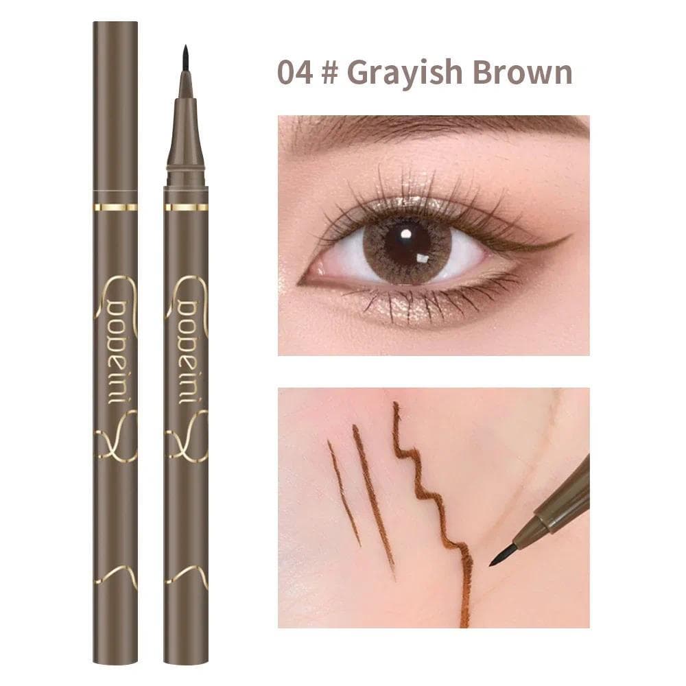 Smooth Liquid Eyeliner Ultra-fine quick-drying Eyeliner Sleeper Silkworm Pen Waterproof and sweat resistant Permanent set Eyeliner Student cosmetics 04