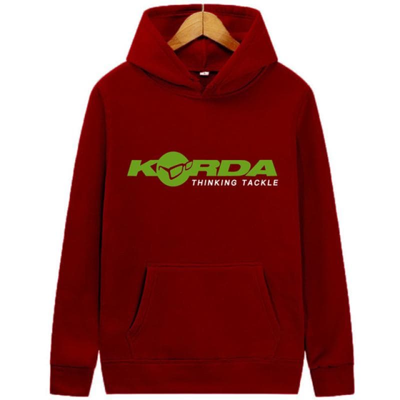 Korda Inspired Tribute Angling Fishing Fish Carp Hoodie Men Hooded Sweatshirts Outdoor Casual Pullover Couple Clothes Tops S-3XL L
