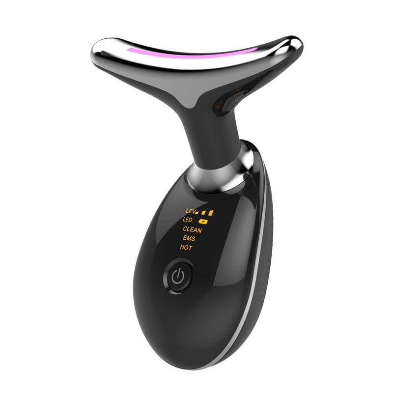 Neck Beauty Instrument Multifunctional Neck Massager Massager Remove Neck Lines Nasolabial Folds Vibration Hot Compress Color Light Beauty Instrument