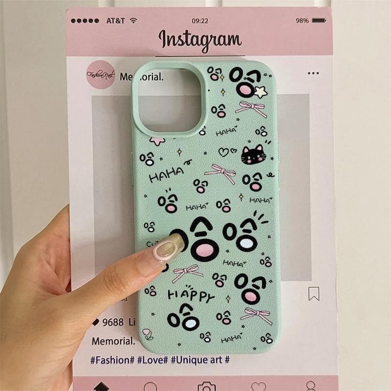 Haha Text Suitable for Apple 16PROMAX Mobile Phone Case IPhone 15 Simple 13 Silicone 12 Soft Shell 11 Anti-fall Apple XS