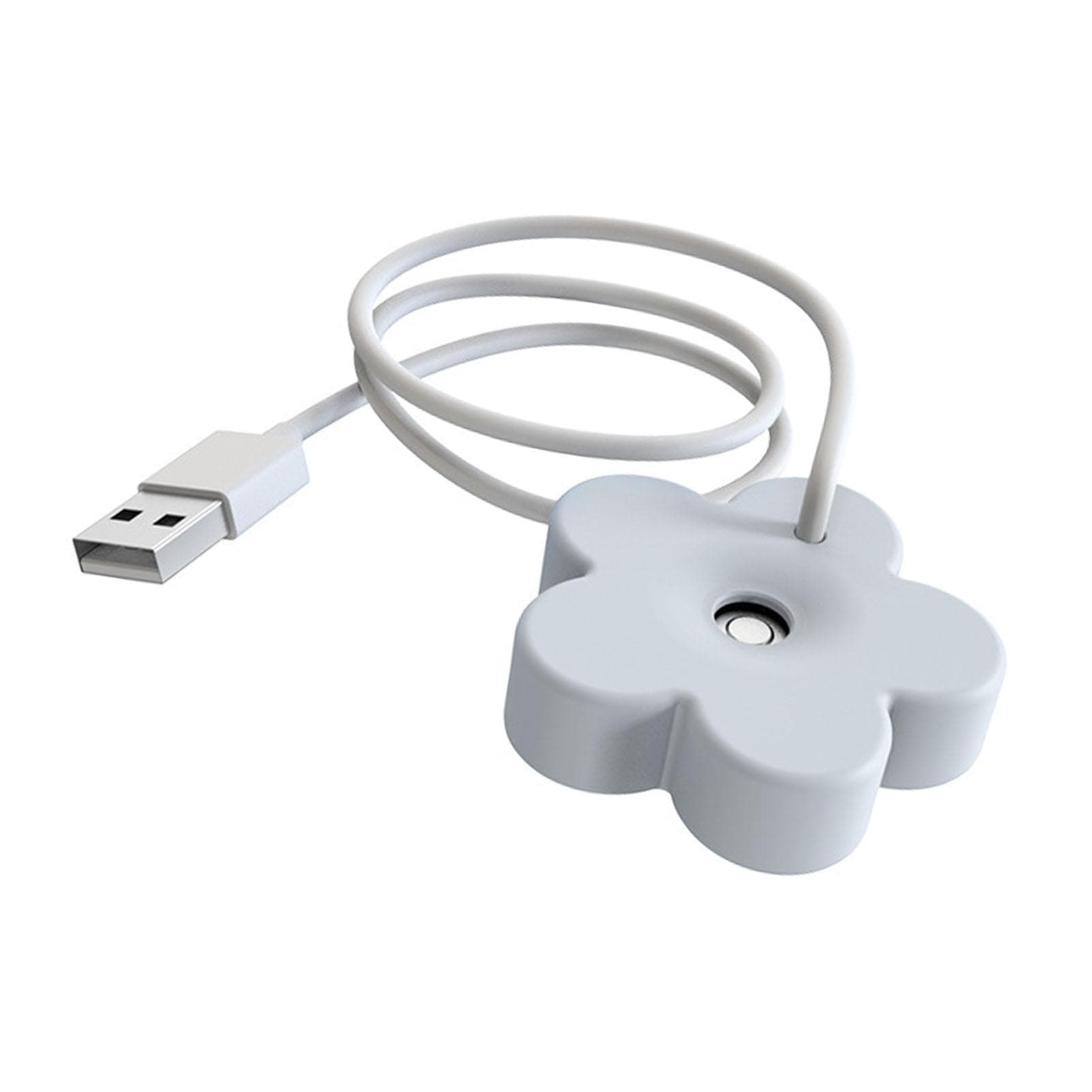 Mini Humidifier USB Desktop Portable Ultrasonic Atomizer Hydrating Sprayer for Home Blue white