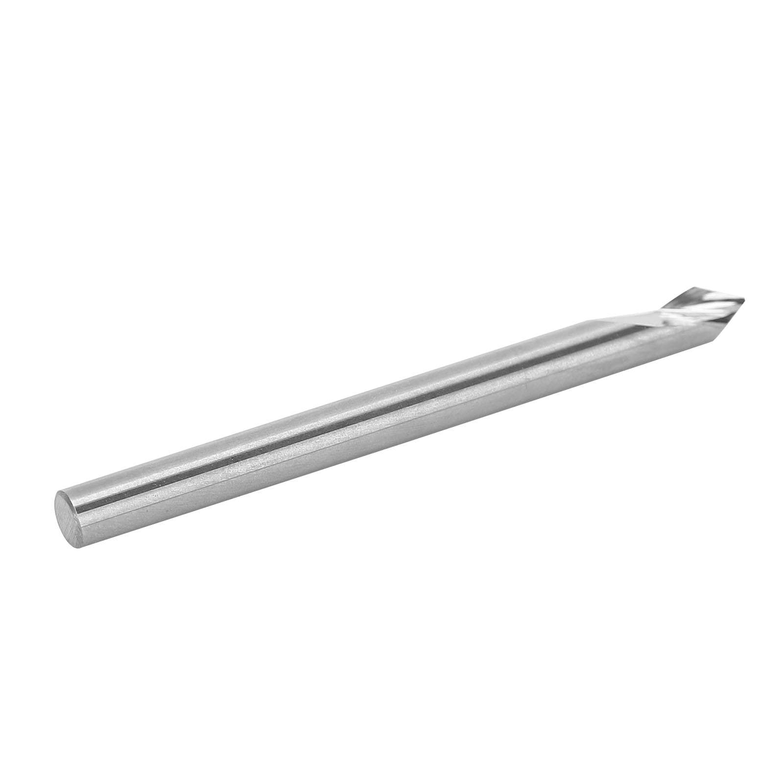 Drill Point Cutter 3.175mm Engraving Milling Cutter Woodworking Tool Hardware 3.175x60 degrees x0.2x40L