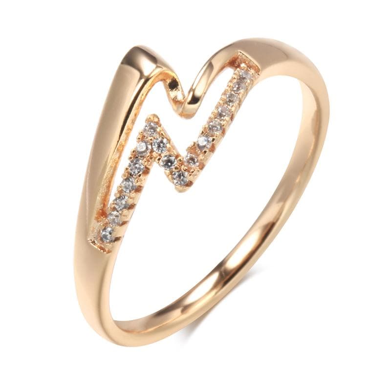 Minimalist Double Twist Geometric Zircon Rings For Women Korean Fashion Wedding Party Jewelry 9