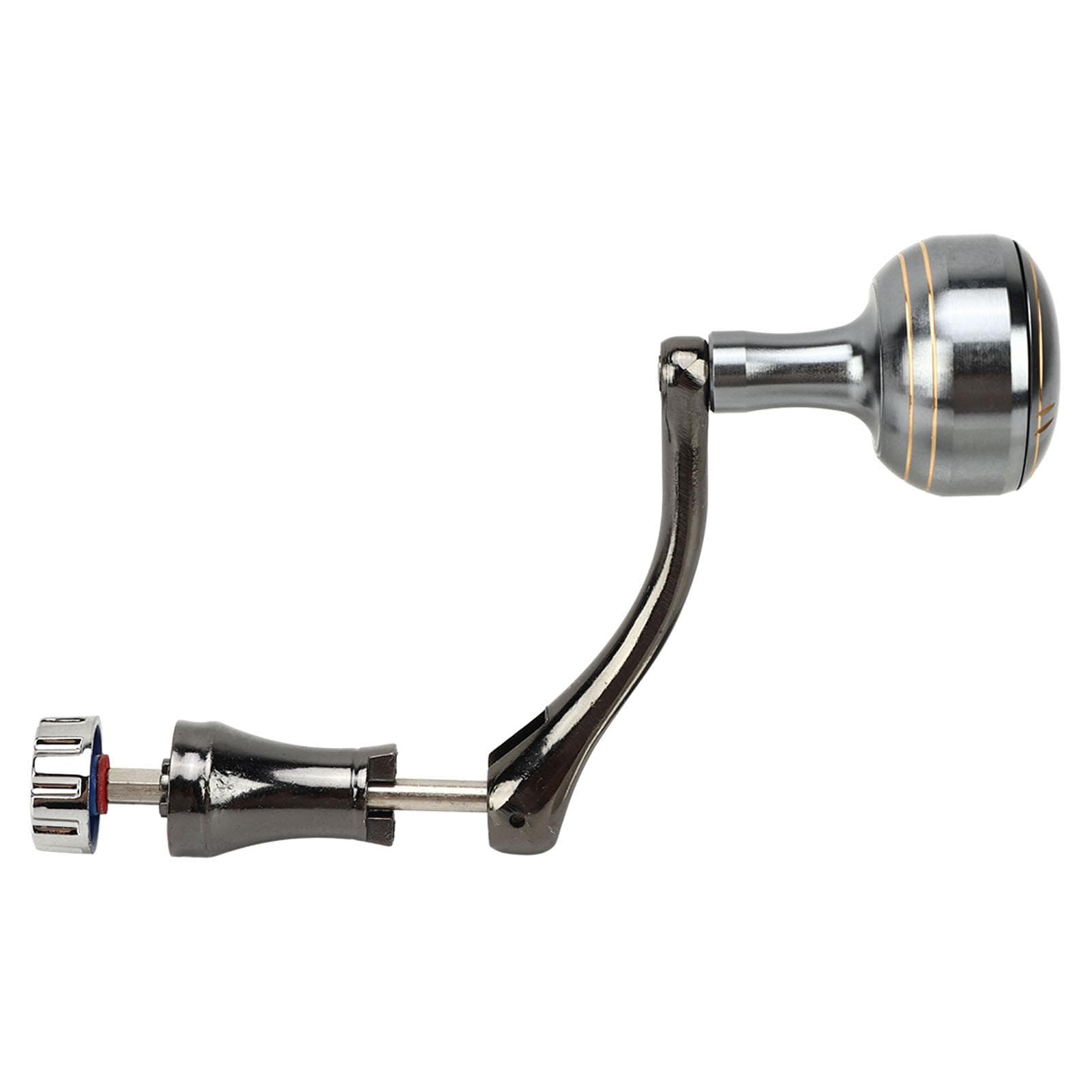 Fishing Reel Rocker Arm Aluminum Alloy Smooth Surface Fishing Spinning Reel Handle Ball Grip for