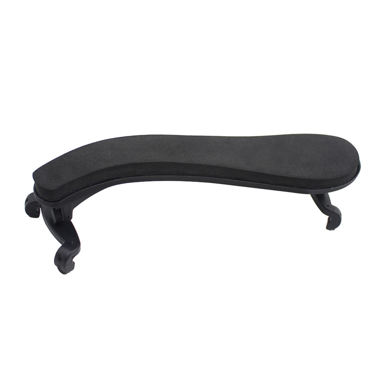 Viola Shoulder Rest for 15.5-16.5 Inch Violas Adjustable Height and Angle Lightweight Plastic Rest black