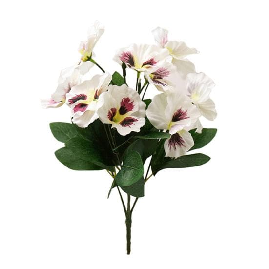 1Pc Artificial Flower Pansy Garden DIY Stage Party Home Wedding Craft Decoration