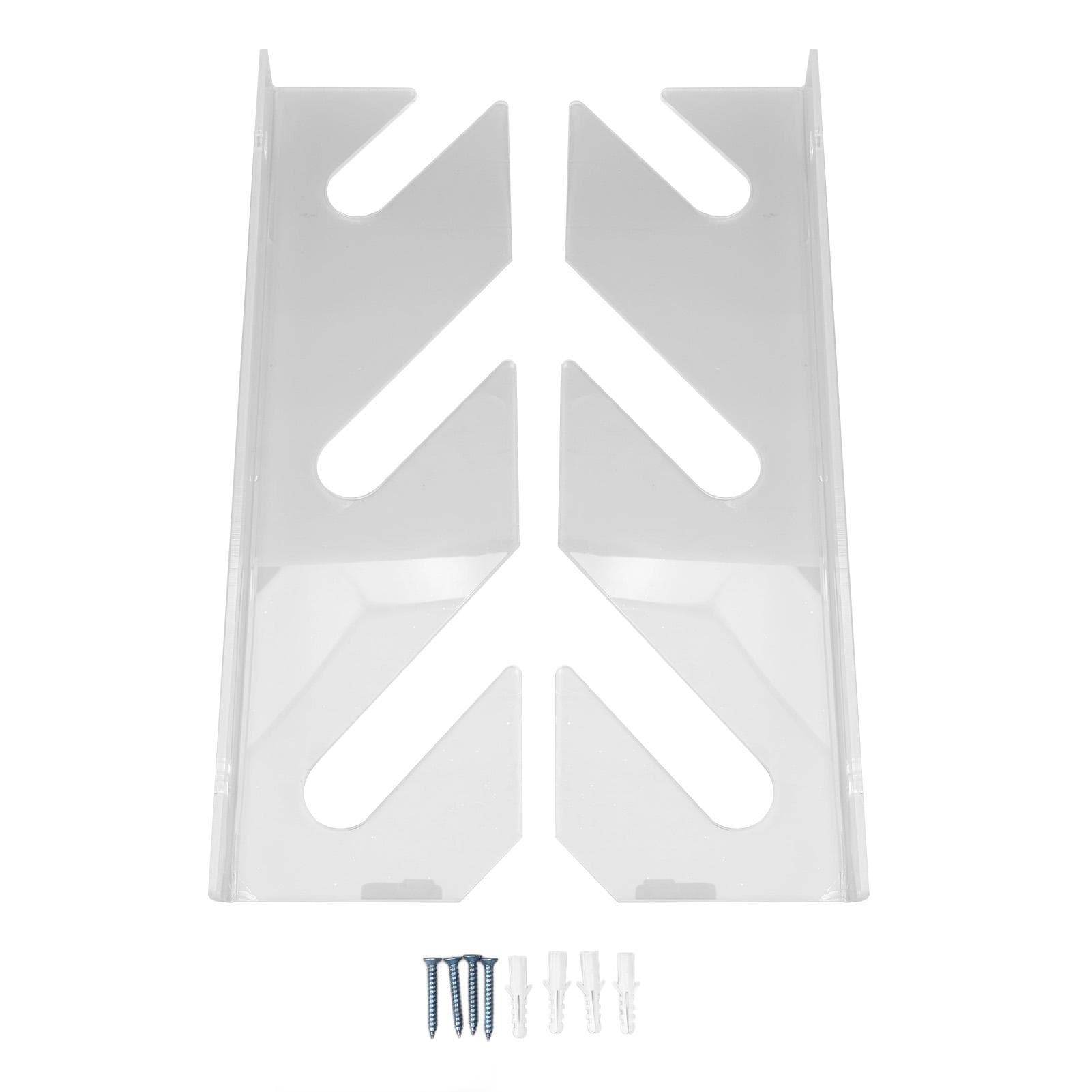 Skateboard Wall Mount Display Rack Acrylic 3 Tier Horizontal Skateboard Wall Display Hanger for