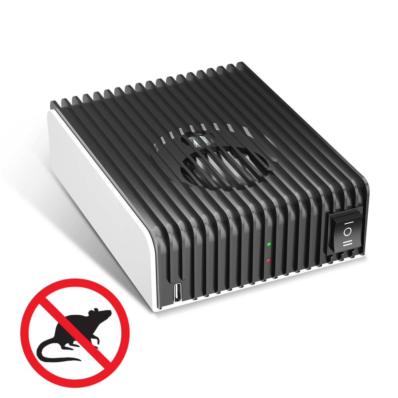 Rodent Repellent Indoor Ultrasonic Pest Repeller Mice Repellent Plug-ins Mouse Deterrent Rat black