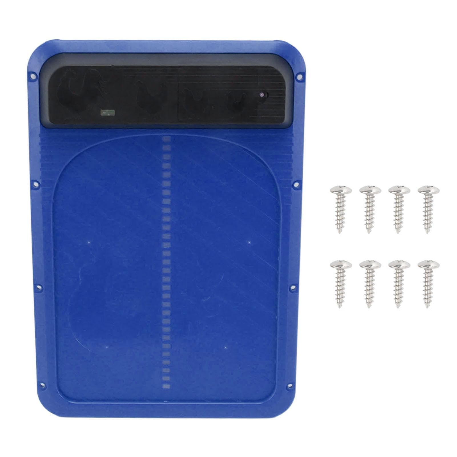 Automatic Chicken Coop Door Opener Light Sense Battery Powered Automatic Chicken Door Blue