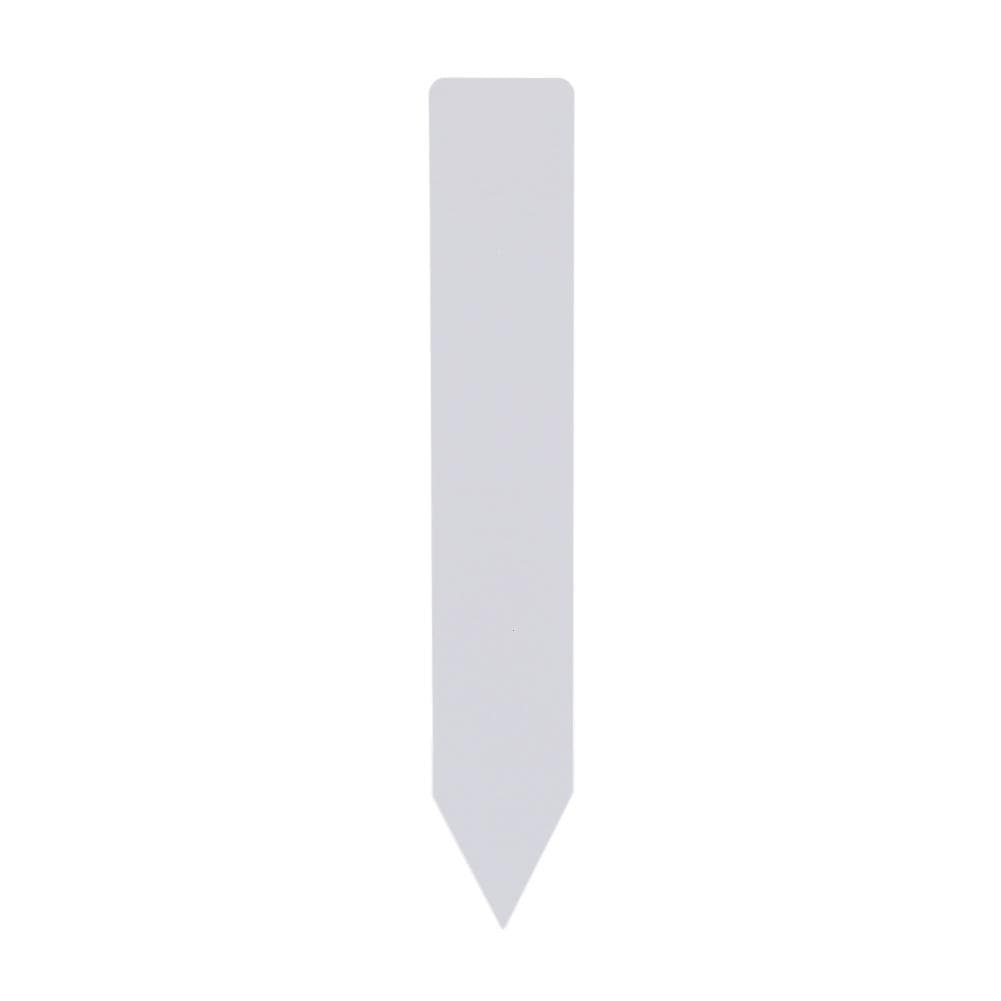 100 Pcs Plastic Plant Labels Pot Marker Nursery Garden Seed Stake Tags Tool(White) white