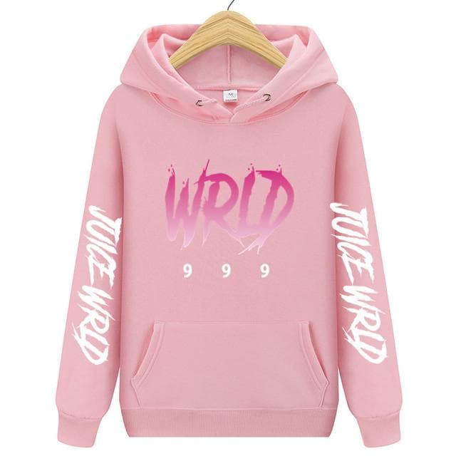 Men's And Women's Long Sleeves Rapper Juice WRLD Men Women Autumn Winter Hooded Harajuku Hoodie Hoody clothing XL pink