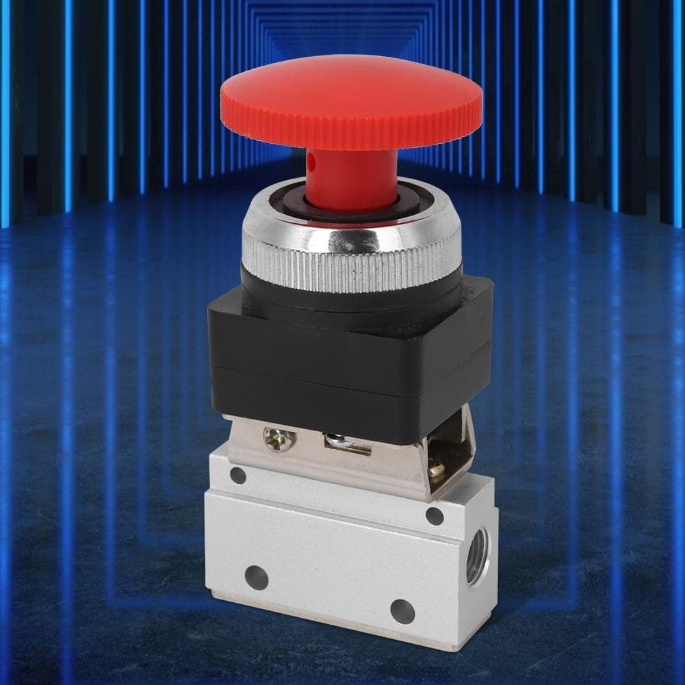 MOV03EB G18 Thread MOV Mushroom Button Mechanical Valve 2Way Air Mechanical Valve