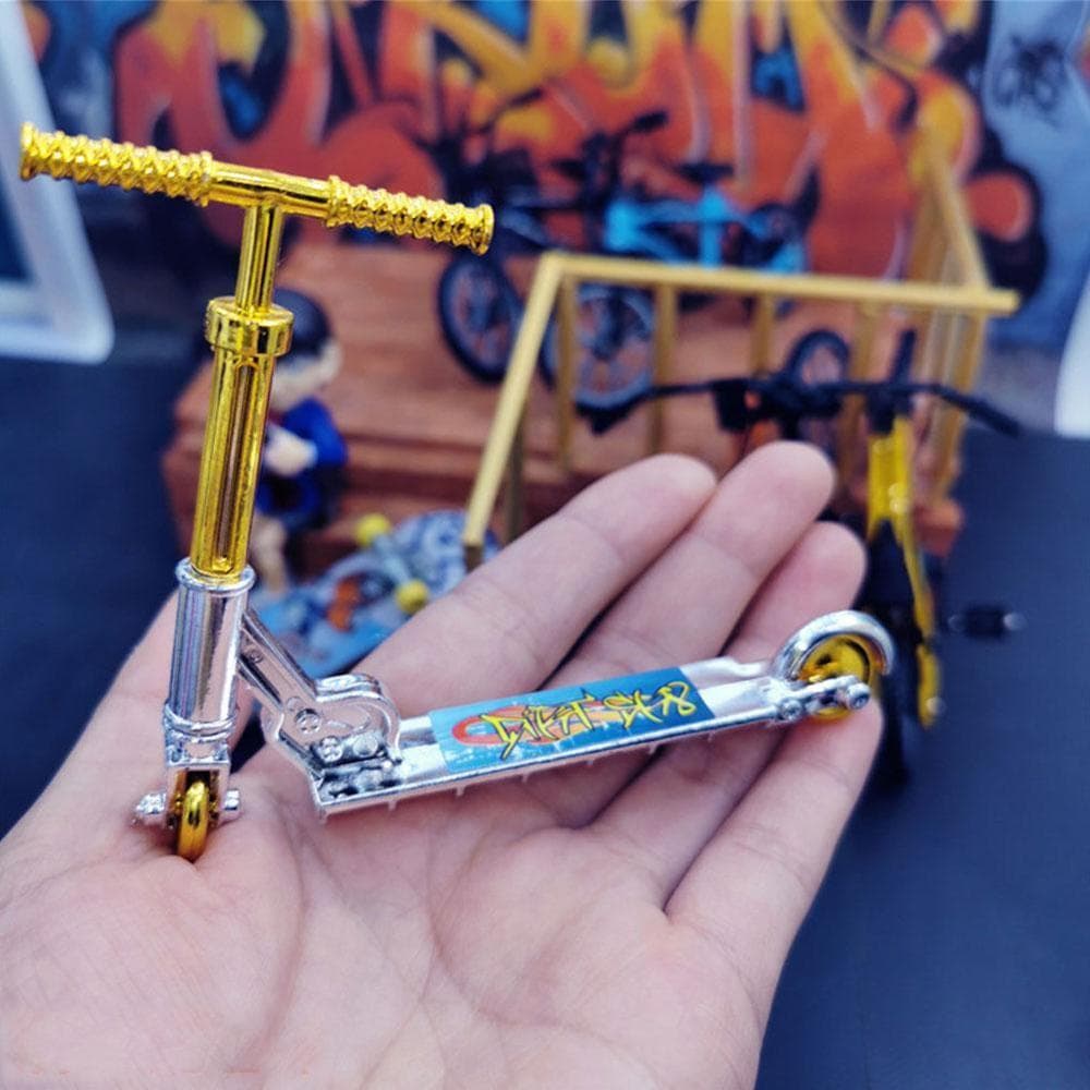 Mini Scooter Two Wheel Scooter Children's Educational Toys Finger Scooter Bike Fingerboard Skateboard
