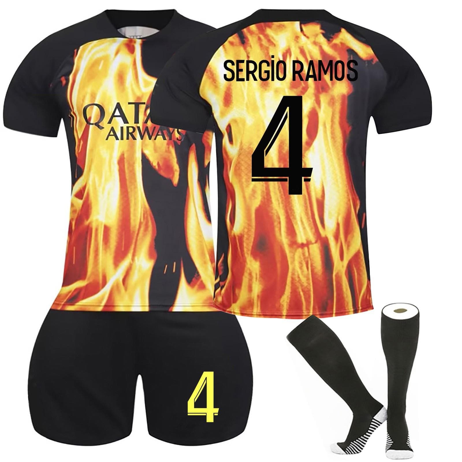 2223 Paris-Saint Germain Special Edition Jerseys Children's Football Training Suit Set 22 orange