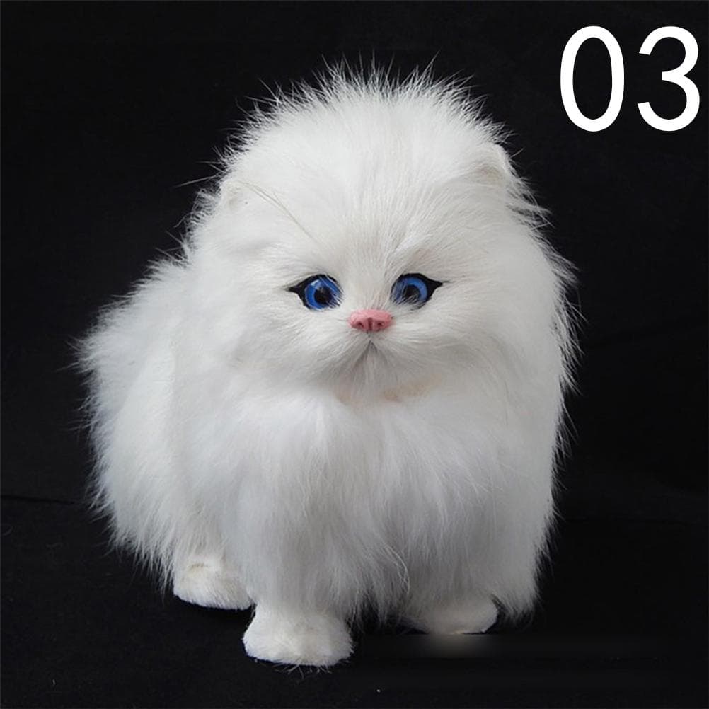 Funny Cute Toy Simulated Cat Will Call Garfield With Sound For Kid NO3